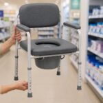 3-in-1 Bedside Commode Chair retail packaging
