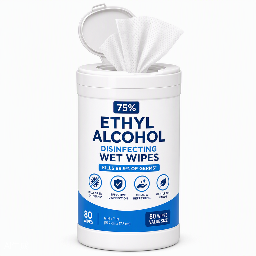 75% Alcohol Disinfecting Wipes