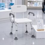 Adjustable Shower Chair with Backrest product detail