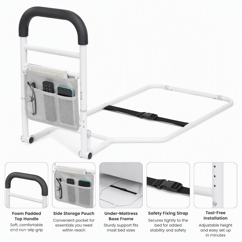Bed Assist Rail for Seniors
