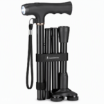 Folding Walking Cane with LED Light OEM supplier China