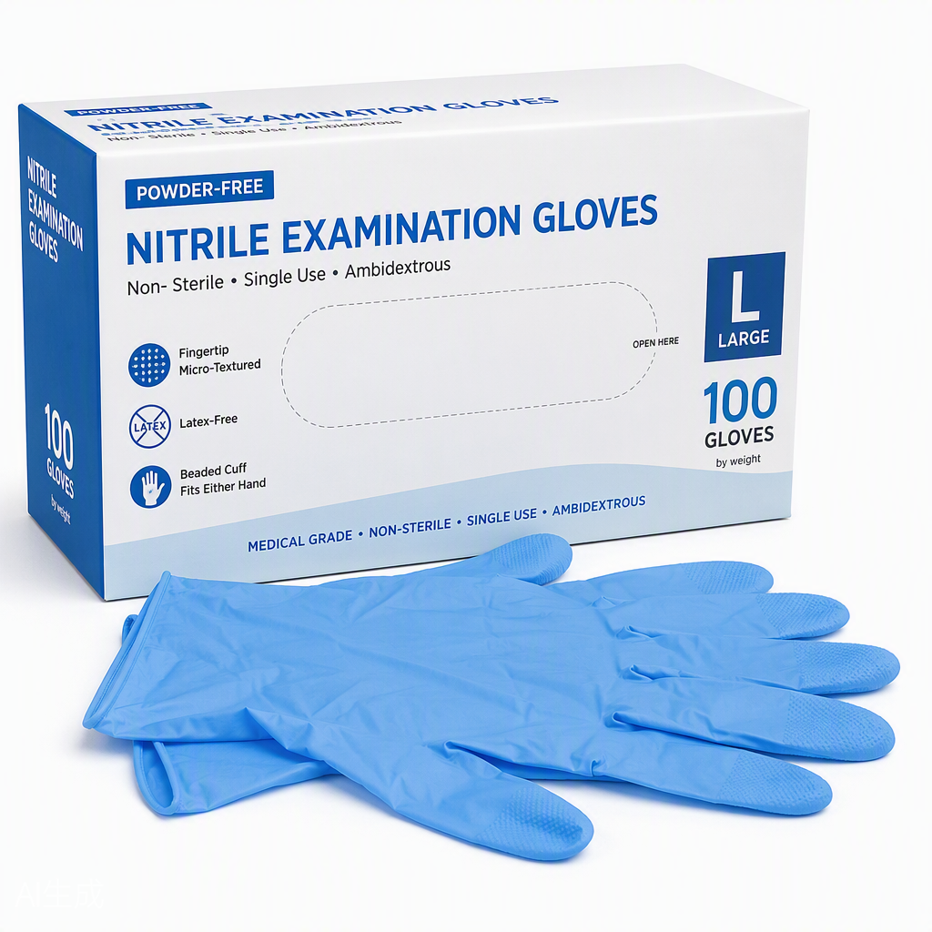Nitrile Examination Gloves (Powder-Free)