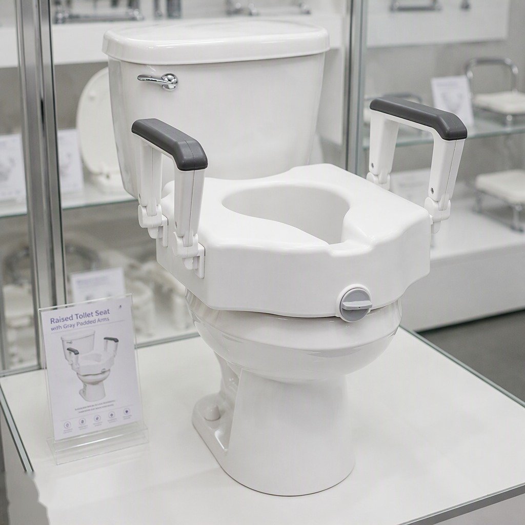 Raised Toilet Seat with Handles product detail