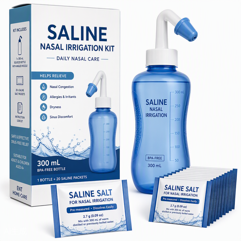 Saline Nasal Irrigation Kit