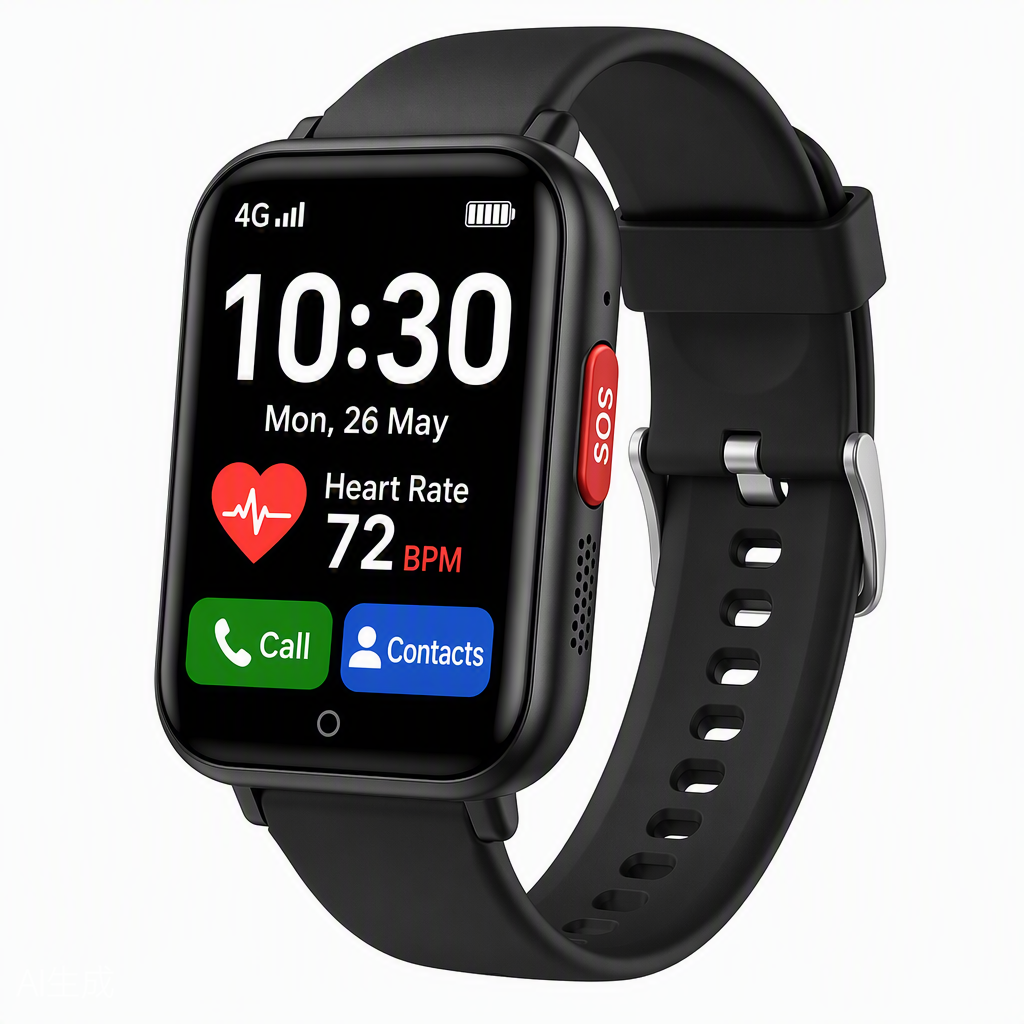 Senior SOS Smartwatch with Fall Detection