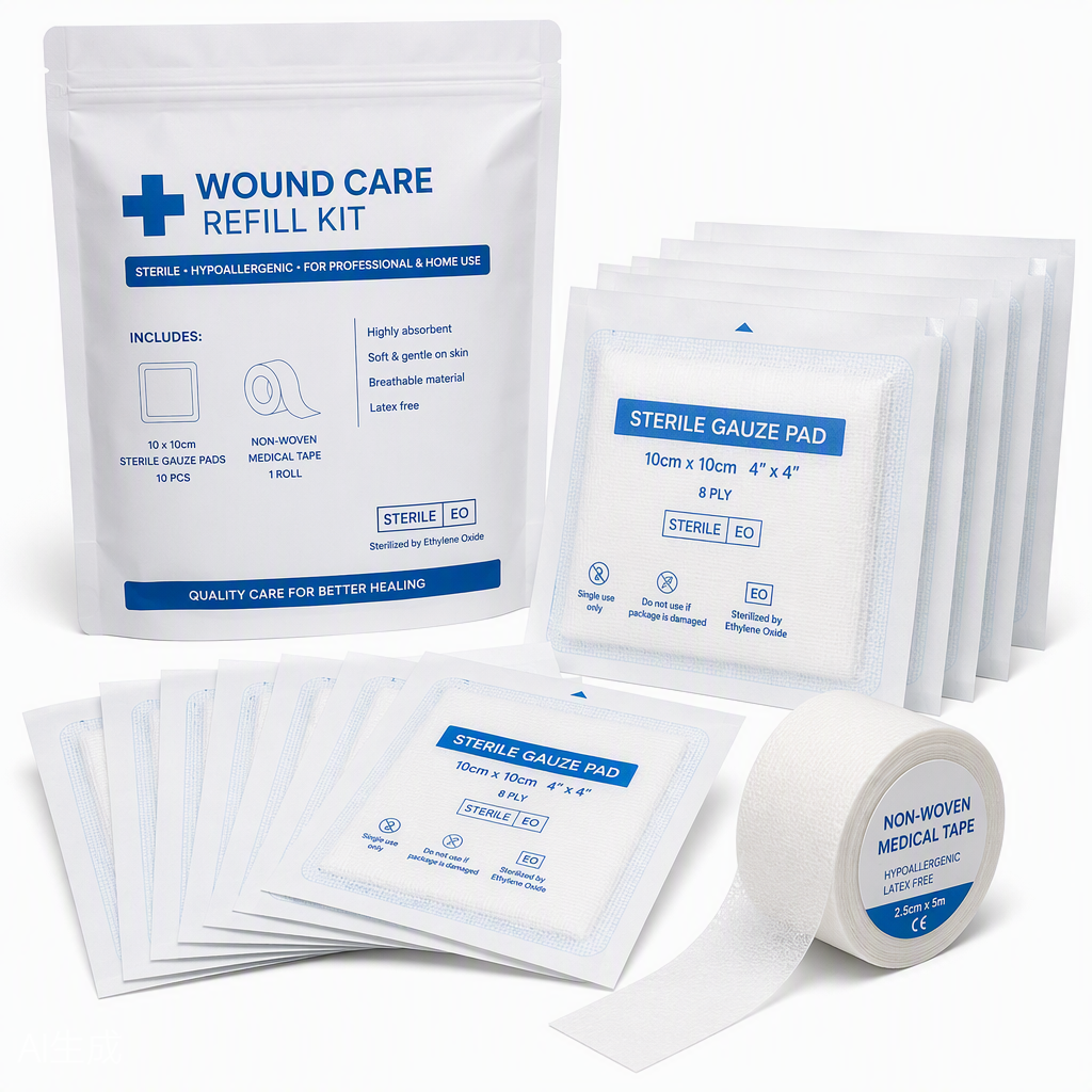 Sterile wound dressing and home healthcare supplies OEM