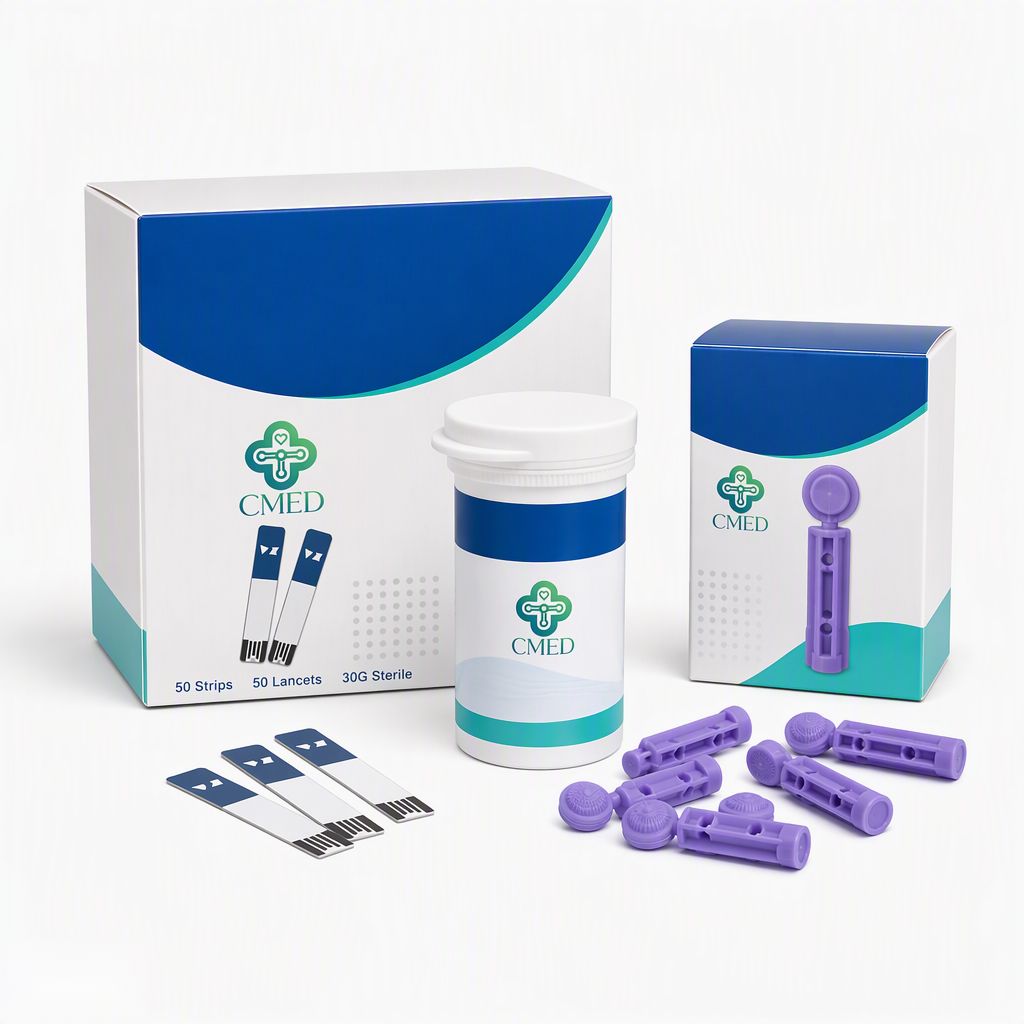 Blood Glucose Test Strips & Lancets Refill