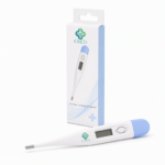 DT-THM-001 digital thermometer with flexible soft tip and LCD display